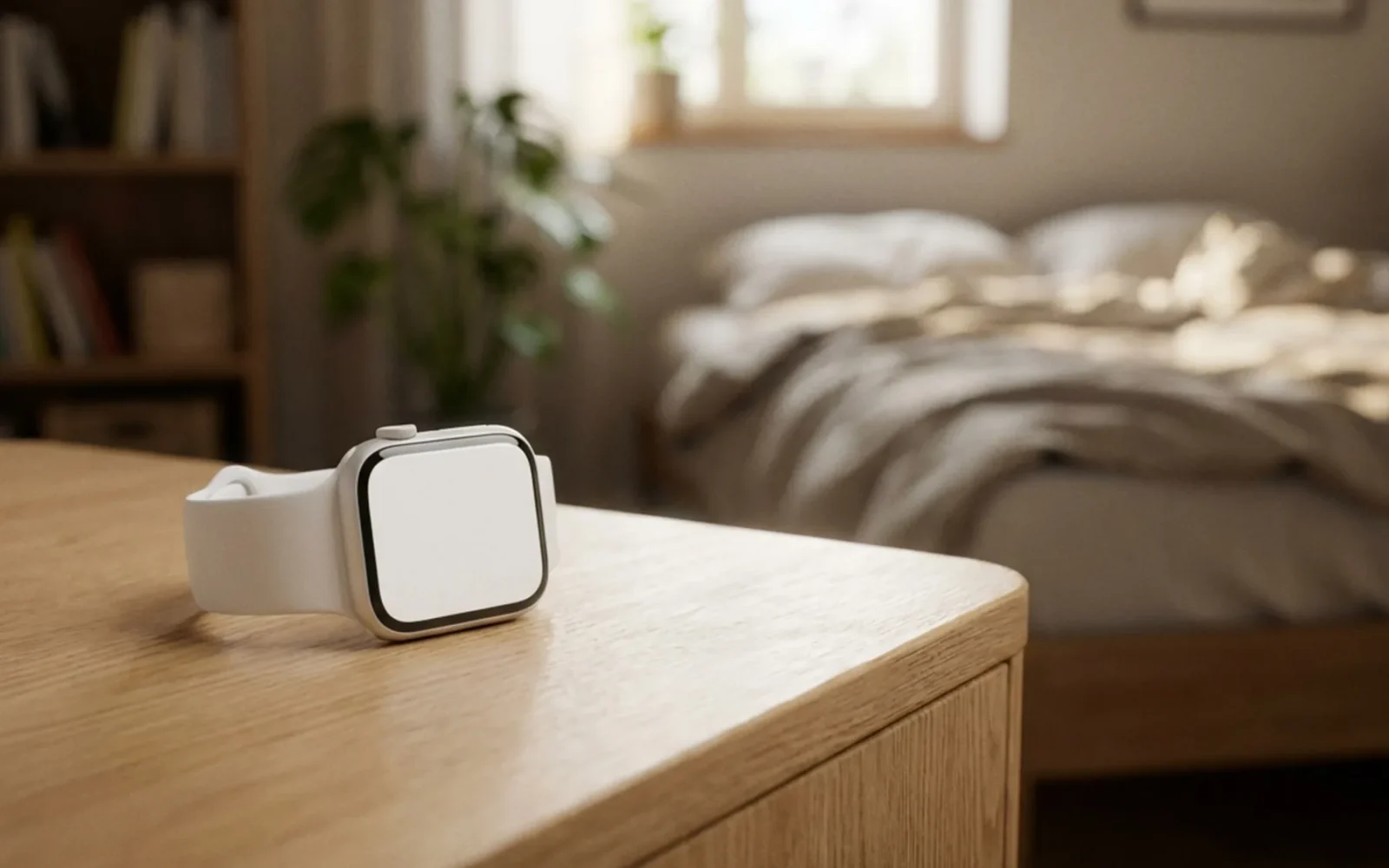 Hausnotruf-Armband mit rotem Notrufknopf für Senioren